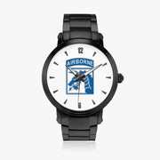 XVIII Airborne-46mm Automatic Steel Strap Black Watch