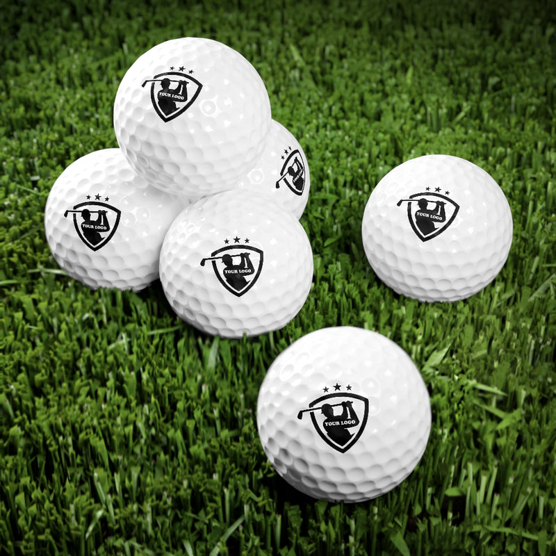 Personalized set of Golf Balls, 6 pack