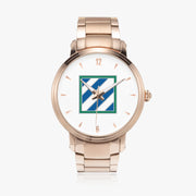 3rd Infantry Division-46mm Automatic Steel Strap Gold Watch