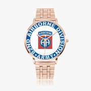 82nd Airborne Division Goldtone Watch