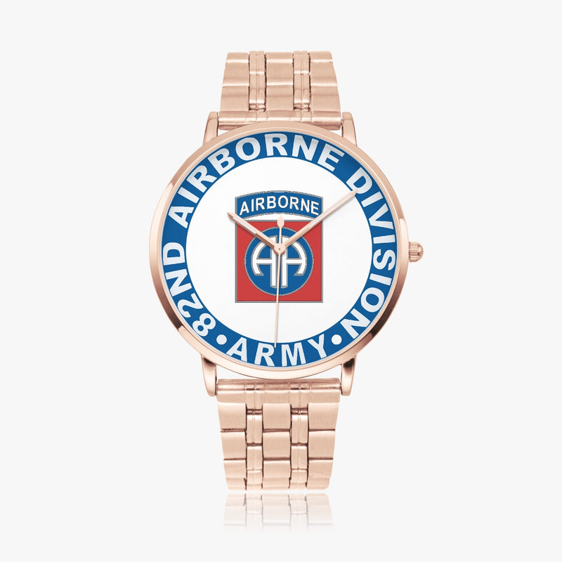 82nd Airborne Division Goldtone Watch