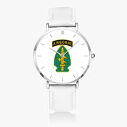 Top View - Special Forces Airborne Ultra Thin Watch (White Strap)