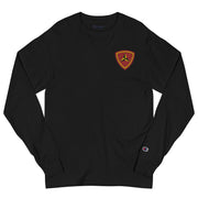 3rd Marine Division Men's Champion Long Sleeve Shirt - Black