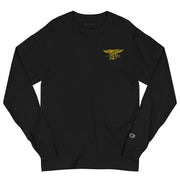 Navy Seals Men's Champion Long Sleeve Shirt - Black