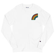 42nd Infantry Division Men's Champion Long Sleeve Shirt - White
