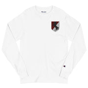 11th Armored Cavalry Regiment Men's Champion Long Sleeve Shirt - White