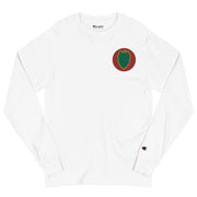 24th Infantry Division Men's Champion Long Sleeve Shirt - White