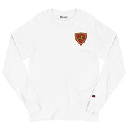 3rd Marine Division Men's Champion Long Sleeve Shirt - White