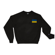 Ukrainian Flag Champion Sweatshirt - Black