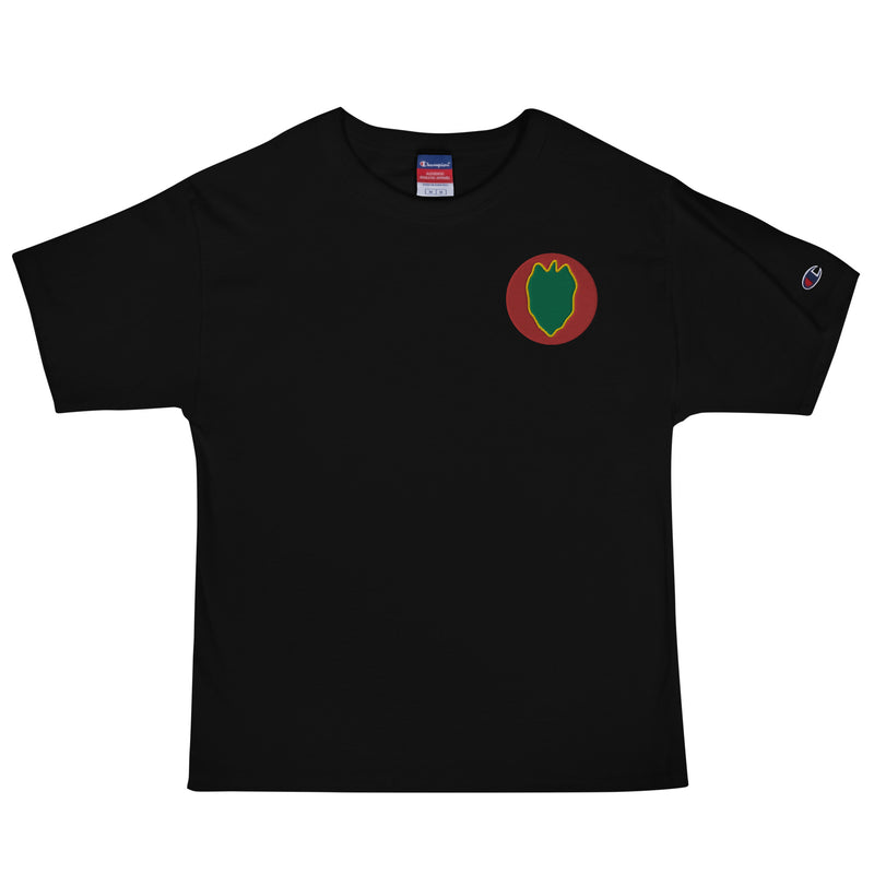 24th Infantry Division Men's Champion T-Shirt - Black