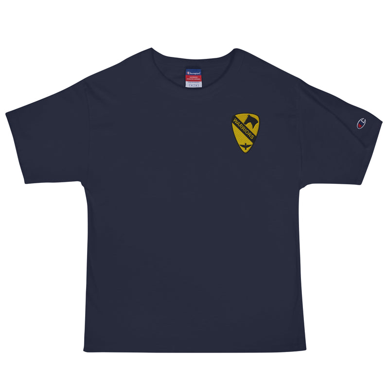 1st Air Cavalry Brigade Men's Champion T-Shirt - Navy