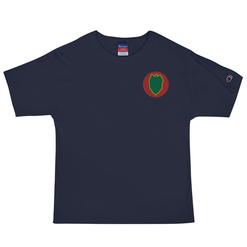 24th Infantry Division Men's Champion T-Shirt - Navy