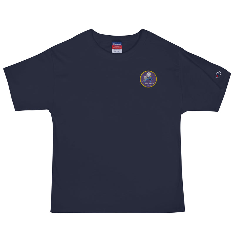 Navy Seabees Men's Champion T-Shirt - Navy