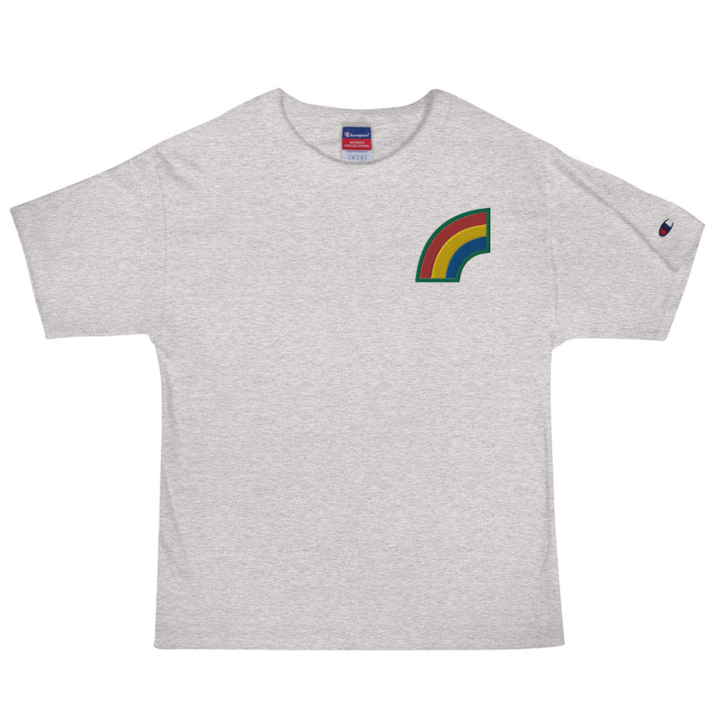 42nd Infantry Division Men's Champion T-Shirt - Oxford Grey Heather