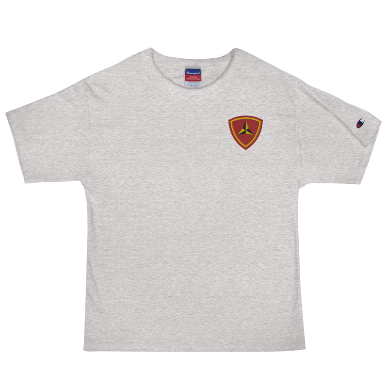 3rd Marine Division Men's Champion T-Shirt - Oxford Grey Heather