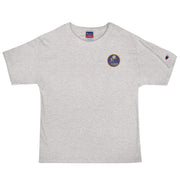 Navy Seabees Men's Champion T-Shirt - Oxford Grey Heather