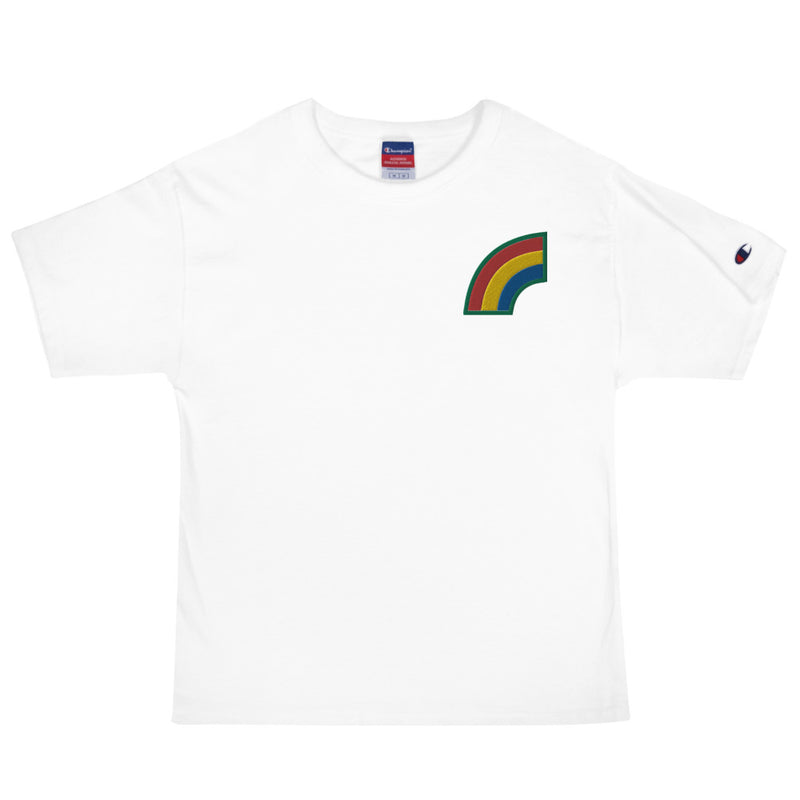 42nd Infantry Division Men's Champion T-Shirt - White