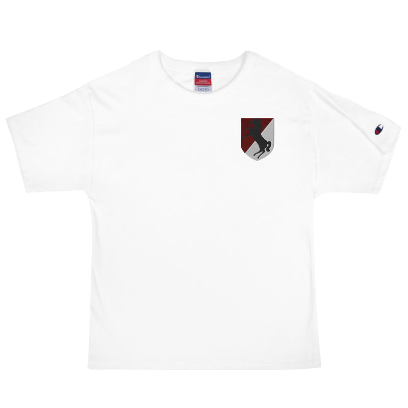 11th Armored Cavalry Regiment Men's Champion T-Shirt - White