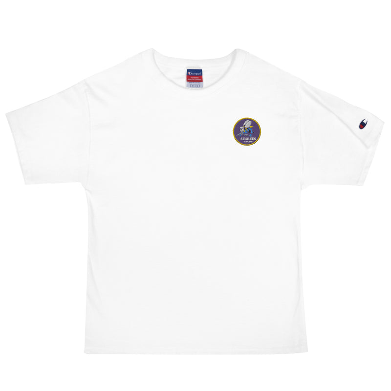 Navy Seabees Men's Champion T-Shirt - White