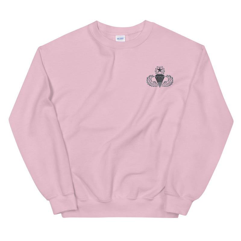 Master Parachutist Unisex Sweatshirt - Light Pink