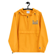 Combat Engineer Gold Champion packable jacket with a detailed embroidered logo