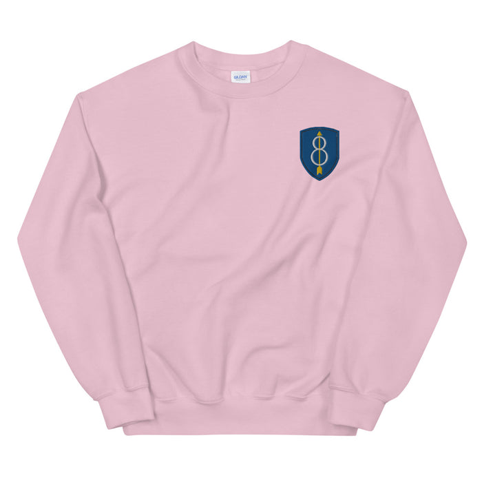 8th Infantry Division Unisex Sweatshirt - Light Pink