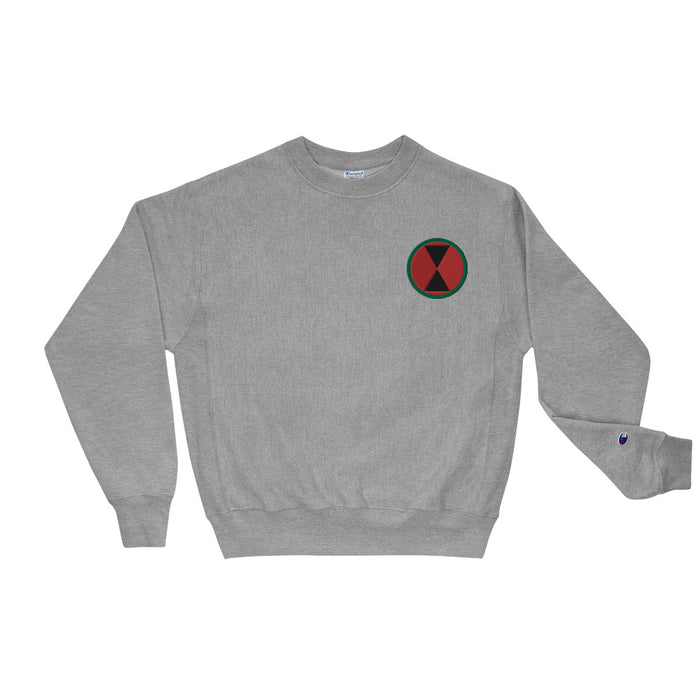 7th Infantry Division Champion Sweatshirt - Oxford Grey Heather