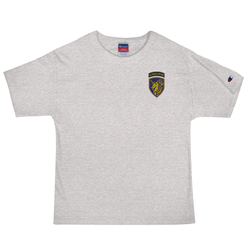 13th Airborne Division Men's Champion T-Shirt - Oxford Grey Heather