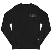 Basic Parachutist Men's Champion Long Sleeve Shirt - Black