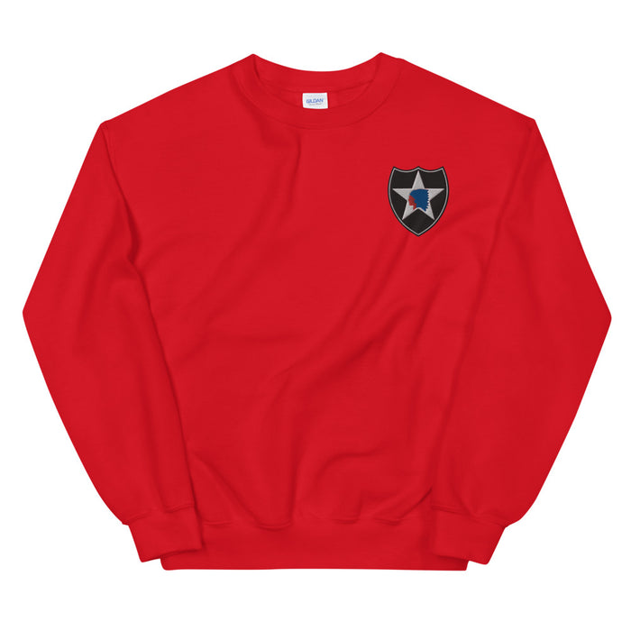 2nd Infantry Division Unisex Sweatshirt - Red