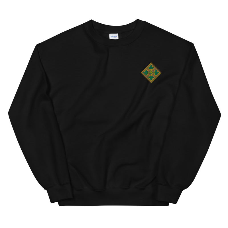 4th Infantry Division Unisex Sweatshirt - Black