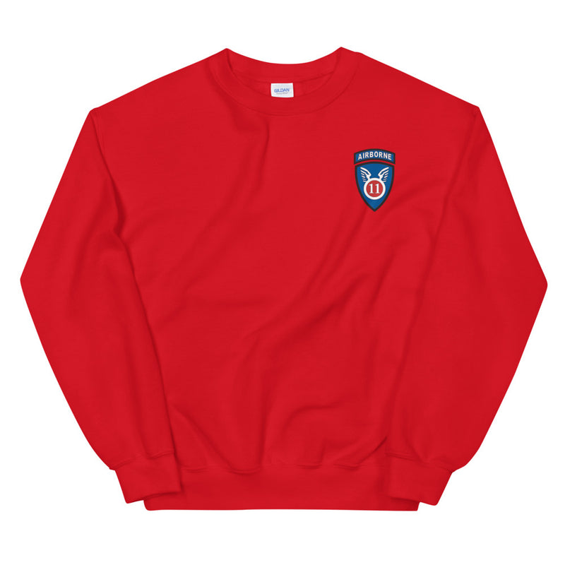 11th Airborne Division Unisex Sweatshirt - Red