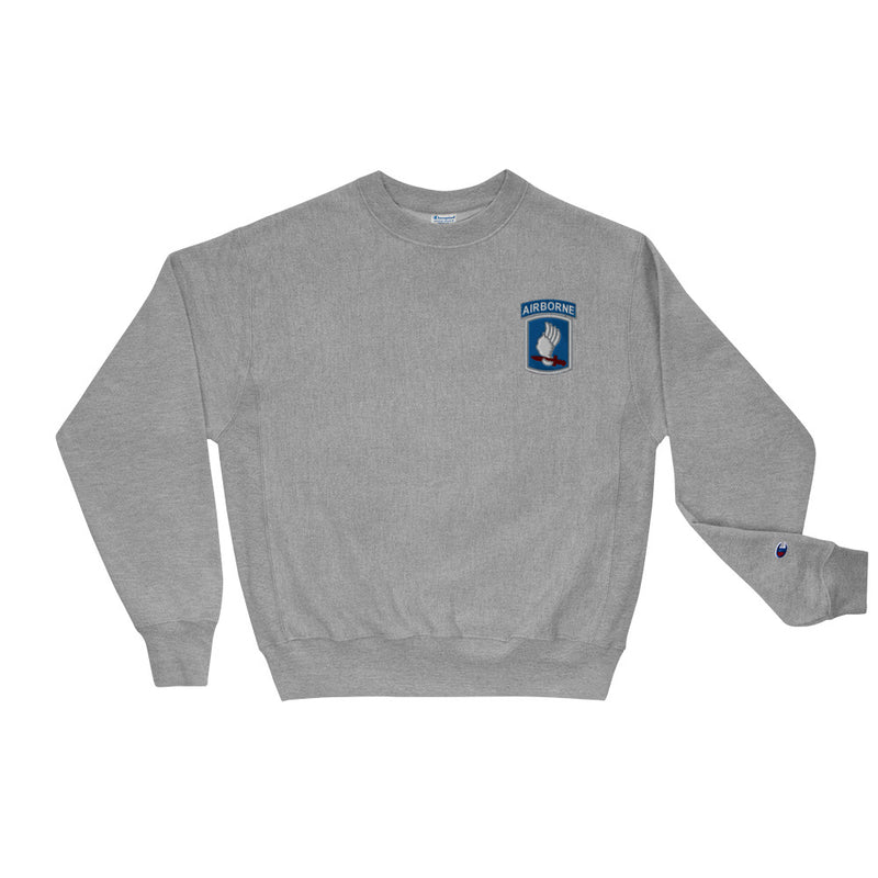 173rd Airborne Brigade Champion Sweatshirt - Oxford Grey Heather