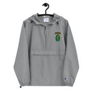 Special Forces Airborne Graphite Champion packable jacket with a detailed embroidered logo.