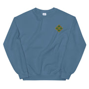 4th Infantry Division Unisex Sweatshirt - Indigo Blue