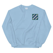 3rd Infantry Division Unisex Sweatshirt - Light Blue