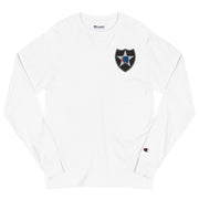 2nd Infantry Division Men's Champion Long Sleeve Shirt - White