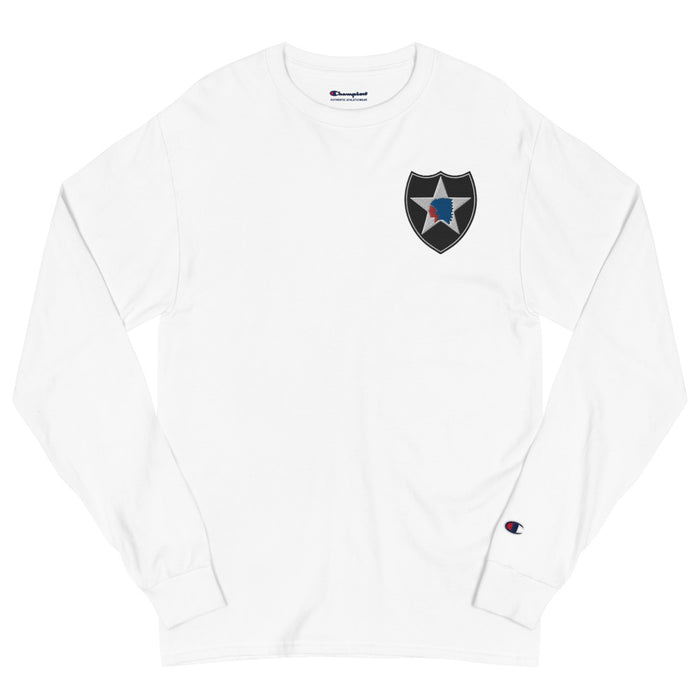 2nd Infantry Division Men's Champion Long Sleeve Shirt