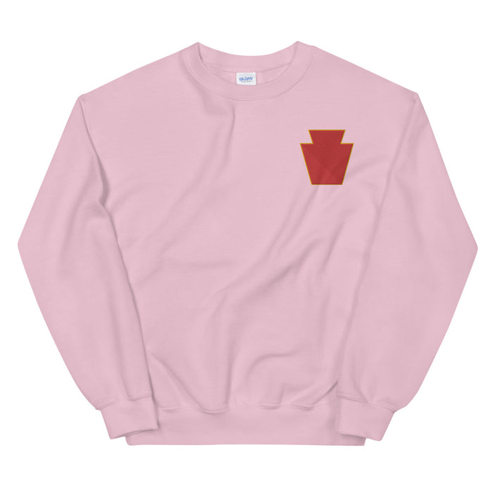 28th Infantry Division Unisex Sweatshirt - Light Pink