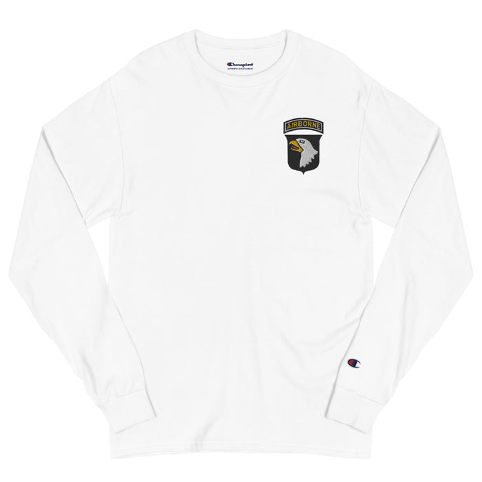 101st Airborne Men's Champion Long Sleeve Shirt