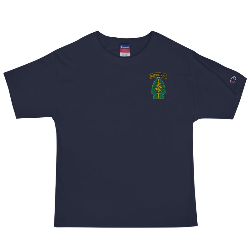Special Forces Airborne Men's Champion T-Shirt - Navy
