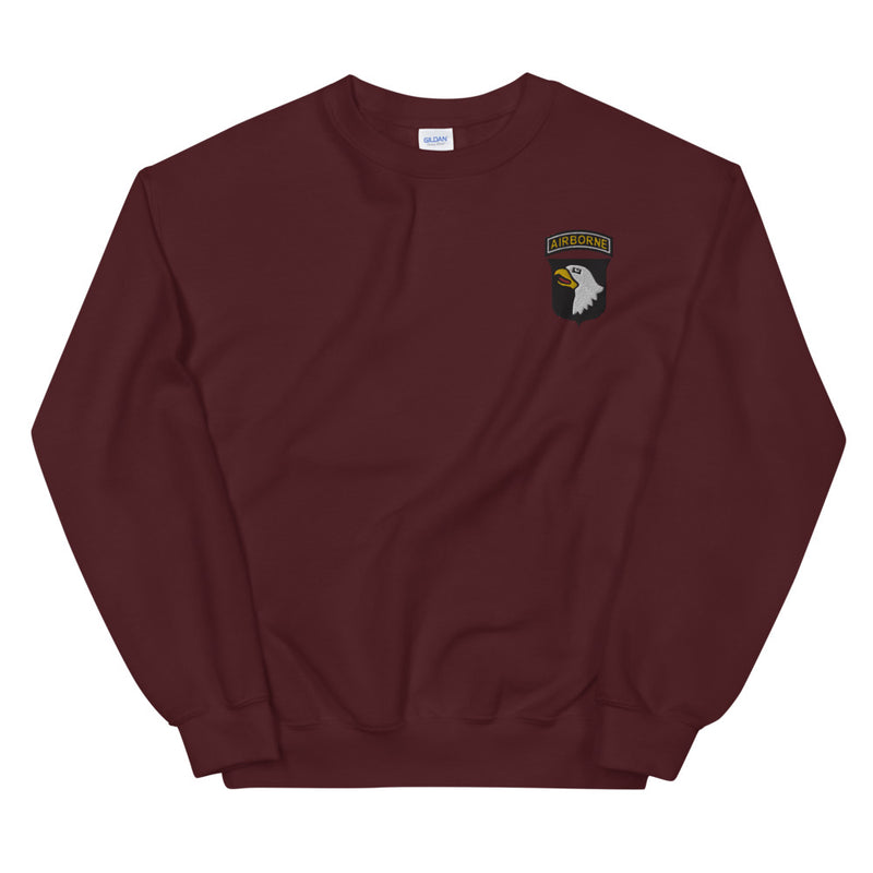 101st Airborne Unisex Sweatshirt - Maroon