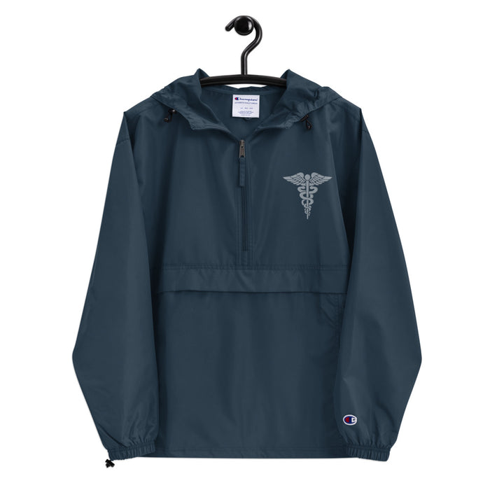 Hospital Corpsman Embroidered Champion Packable Jacket