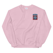 82nd Airborne Unisex Sweatshirt - Light Pink