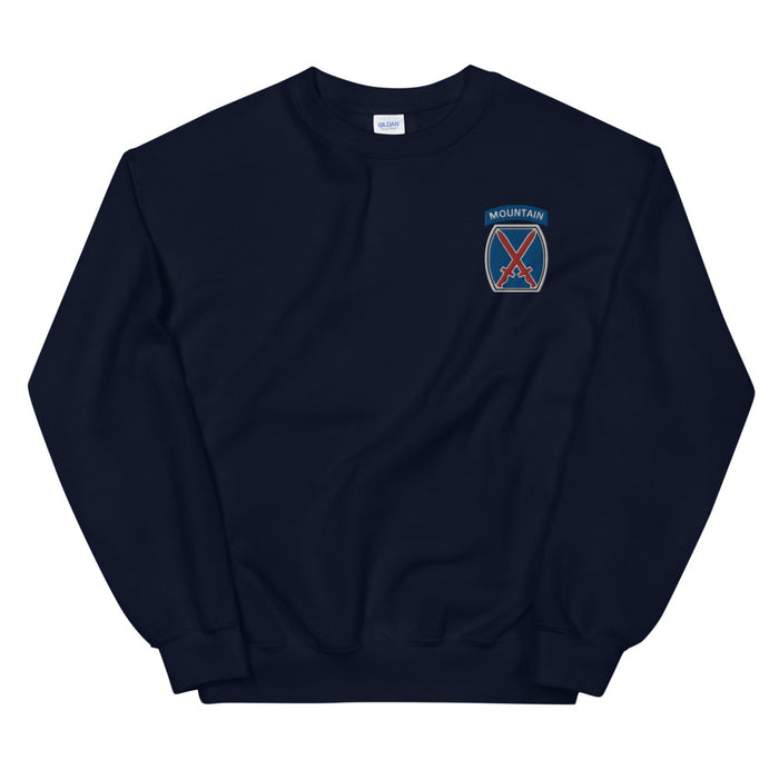 10th Mountain Division Unisex Sweatshirt - Navy