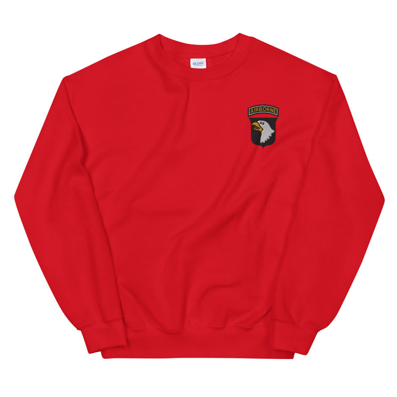 101st Airborne Unisex Sweatshirt - Red