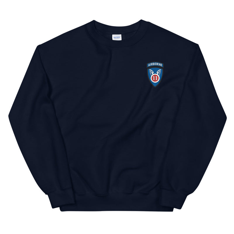 11th Airborne Division Unisex Sweatshirt - Navy