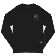 United States Army Men's Champion Long Sleeve Shirt - Black