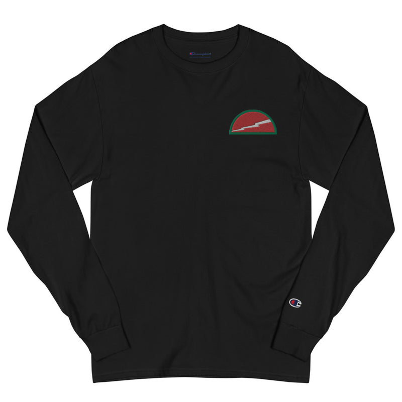 78th Infantry Division Men's Champion Long Sleeve Shirt - Black