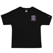 82nd Airborne Men's Champion T-Shirt - Black